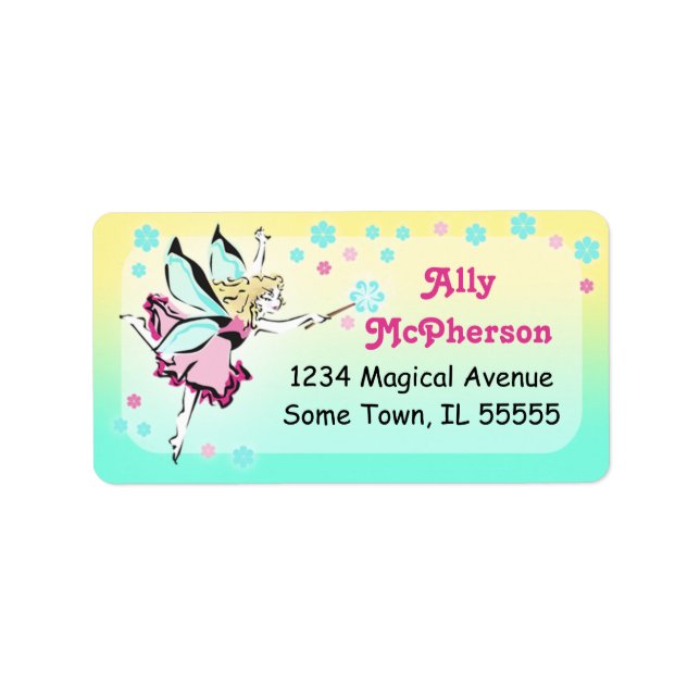 Sweet Magical Fairy Address Label (Front)