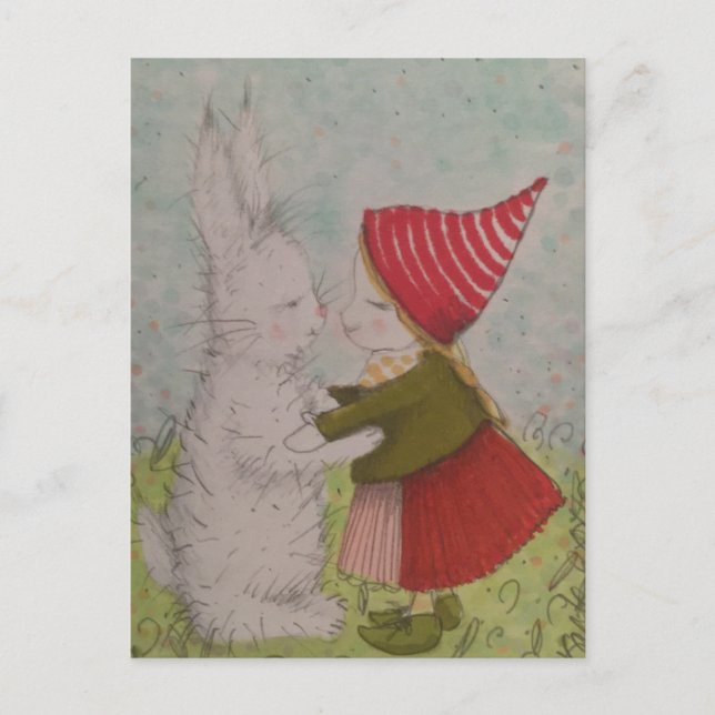 Sweet magical fairytale love. postcard (Front)