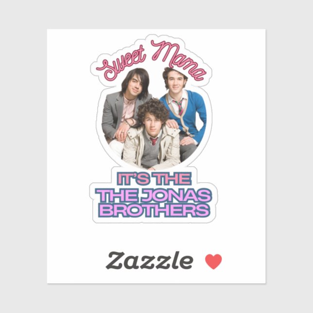 Sweet Mama It's The Jonas Brothers Sticker (Sheet)