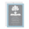 Sweet Mason Jar Blue | Grey Baby Shower Invitation