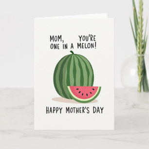 Sweet Melon Mothers Day Card