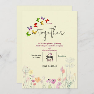 Sweet memories gathering invitation