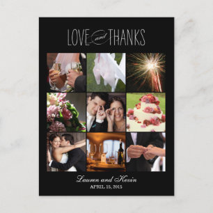 Sweet Memories Mariage Carte de remerciements
