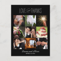 Sweet Memories Wedding Thank You Card