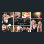 Sweet Memories Wedding Thank You Photo Cards<br><div class="desc">Share your wedding photos as you send your thank you note with these modern and elegant photo cards that your friends and family will surely adore! Also available in other colours. You can also change the colour yourself by clicking the "Customize It" button >> "Edit" >> "Background Colour", and then...</div>