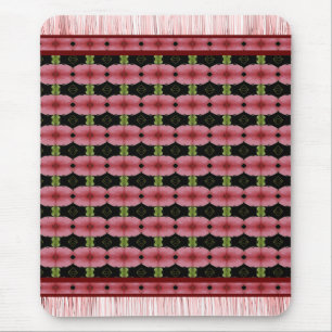 Sweet Mini Mouse Rug In Burgundy Pad