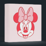 Sweet Minnie Mouse Bow Face Line Art Binder<br><div class="desc">Simple, cheerful, and full of classic charm, this adorable Minnie Mouse face artwork highlights her iconic bow and joyful expression in a clean, modern line-art style. The bold monochrome look makes it both playful and versatile, perfect for mixing and matching with custom colors, names, or messages. Ideal for customizable Zazzle...</div>