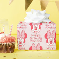 Sweet Minnie Mouse Bow Face Line Art
