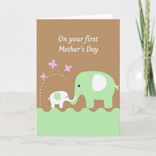 Sweet Mocha Mothers Day Creature Card