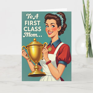 Sweet Mom Azure Blossom Card