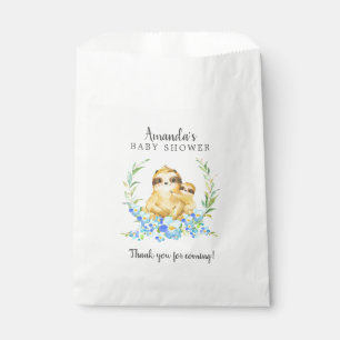 Sweet Mom & Baby Sloth Shower Favour Bags