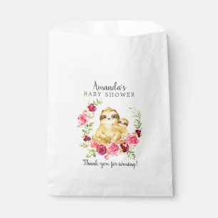 Sweet Mom & Baby Sloth Shower Favour Bags