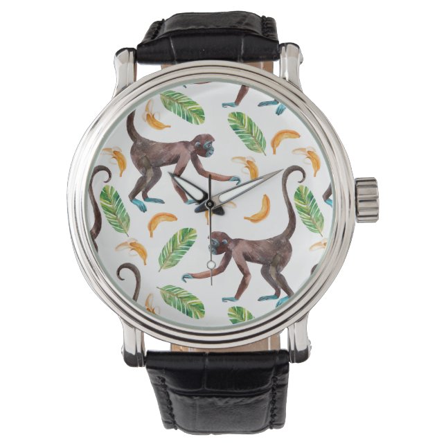 Sweet Monkeys Juggling Bananas Watch (Front)