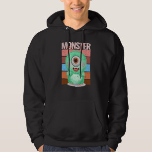 Sweet Monster In Green Cuddly With A Giant Eye Hoodie