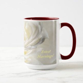Sweet Mornings Custom Rose Coffee Mug EditorsPick