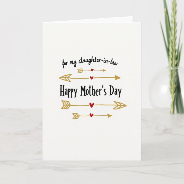 Sweet Mothers Day Arrows Card (Front)