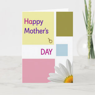 Sweet Mothers Day Art Block Card