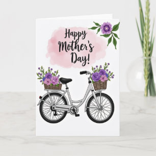 Sweet Mothers Day Bike Ride Card