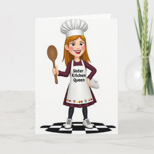 Sweet Mothers Day Chef Card