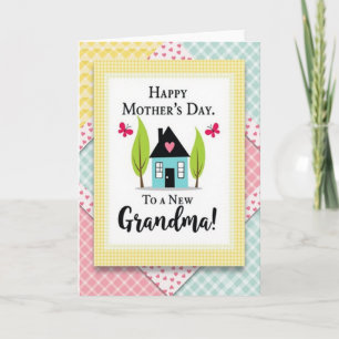 Sweet Mothers Day House Icon Card