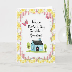 Sweet Mothers Day House Scene Card