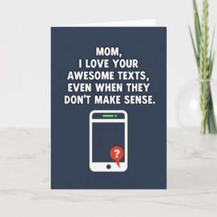 Sweet Mothers Day Mobile Card