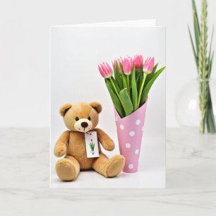 Sweet Mothers Day Toy Animal Card