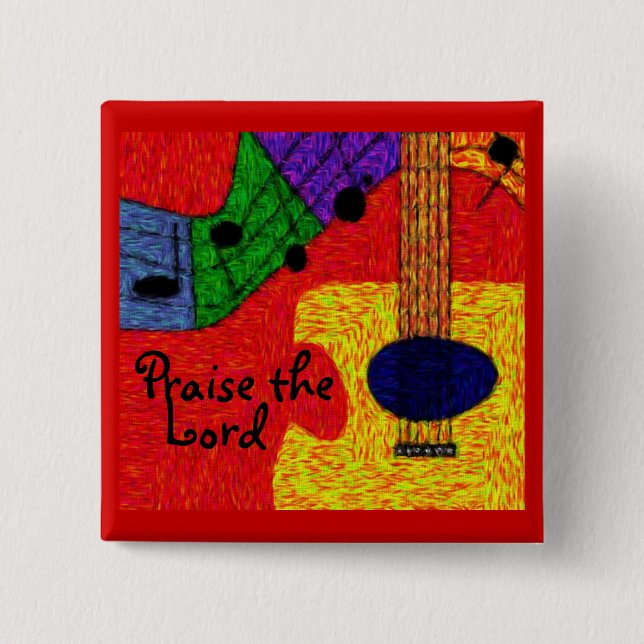 SWEET MUSIC 2 INCH SQUARE BUTTON (Front)