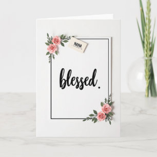Sweet Nanas Roses Mothers Day Card