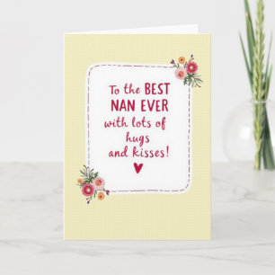 Sweet Nans Floral Day Card
