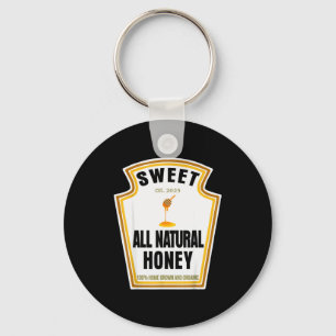 Sweet Natural Honey Condiment Sce Costume Party Ma Keychain