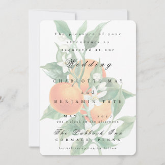 Sweet Nectar Elegant Wedding Invitation