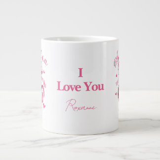 Sweet on You" Customisable  Cherry-Themed  Large Coffee Mug