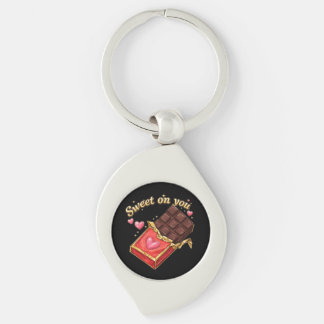 SWEET ON YOU VALENTINE DESIGN Acrylic Keychain