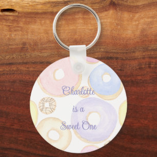 Sweet One, Any Name, Sweetheart One Party, Heart Keychain