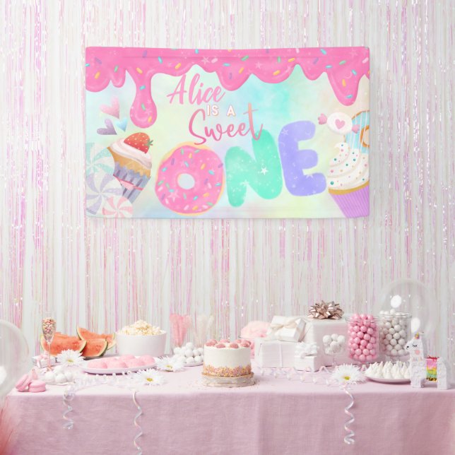 sweet one banner (Party)