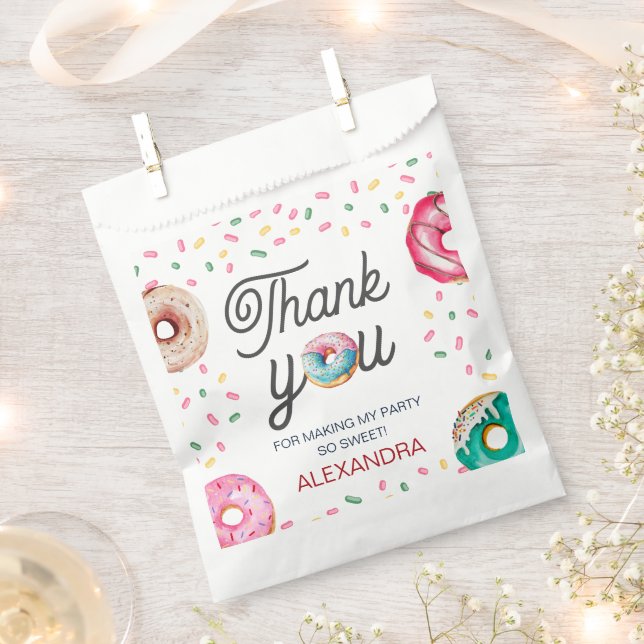  Sweet One Birthday baby shower Favour Bag (Clipped)