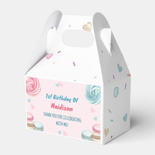 Sweet One Donut Cute Colorful Favor Box