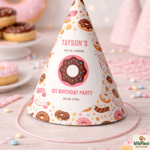 Sweet One Doughnut 1st Birthday Party Cute Dough Hat