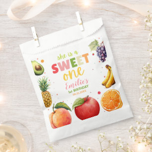 Sweet One Fruit 1st Birthday Bash, Summer Party Favour Bag