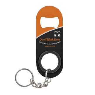 Sweet Orange Bean Promotional Business Keychain Keychain Bottle Opener