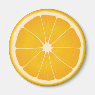 Sweet Orange Fruit Fridge Decor Magnet