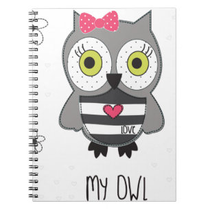 sweet owl notebook