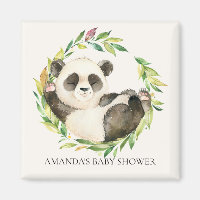 Sweet Panda Bear Baby Shower Favour Magnet