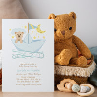 Sweet Paper Boat Bear