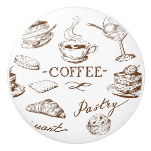 Sweet paper ceramic knob