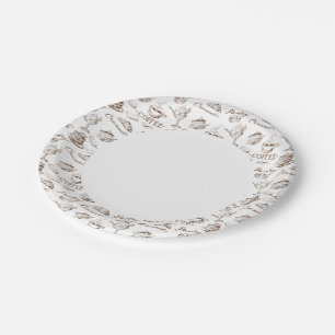 Sweet paper plate