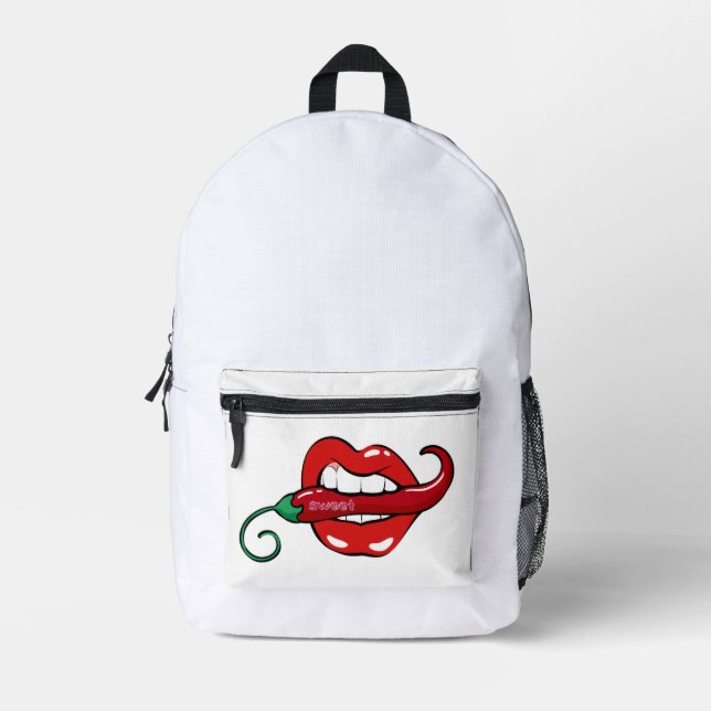 sweet paprika printed backpack (Front)