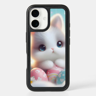 Sweet Pastel Kawaii Kitten Easter Eggs