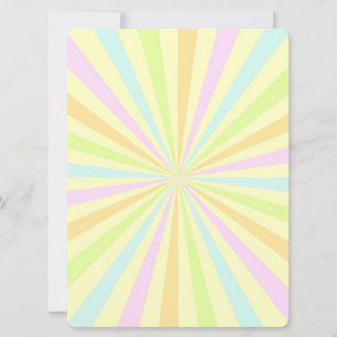 Sweet Pastels Spinning Wheel Burst